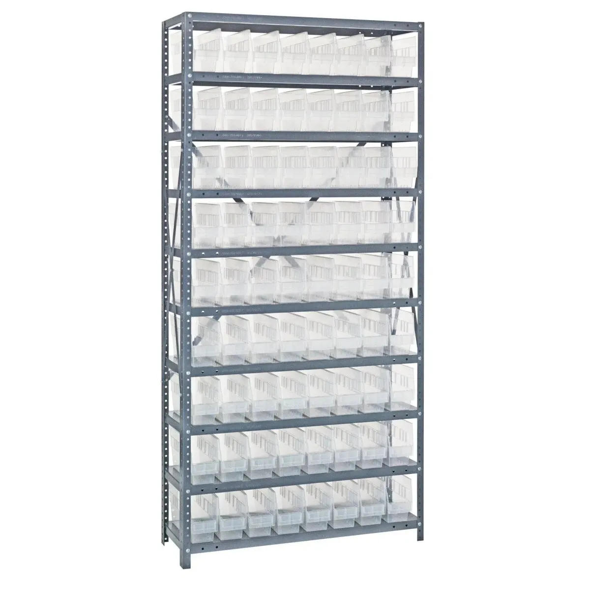 1275-201 | 12" x 36" x 75" Shelving Unit with 72 Bins