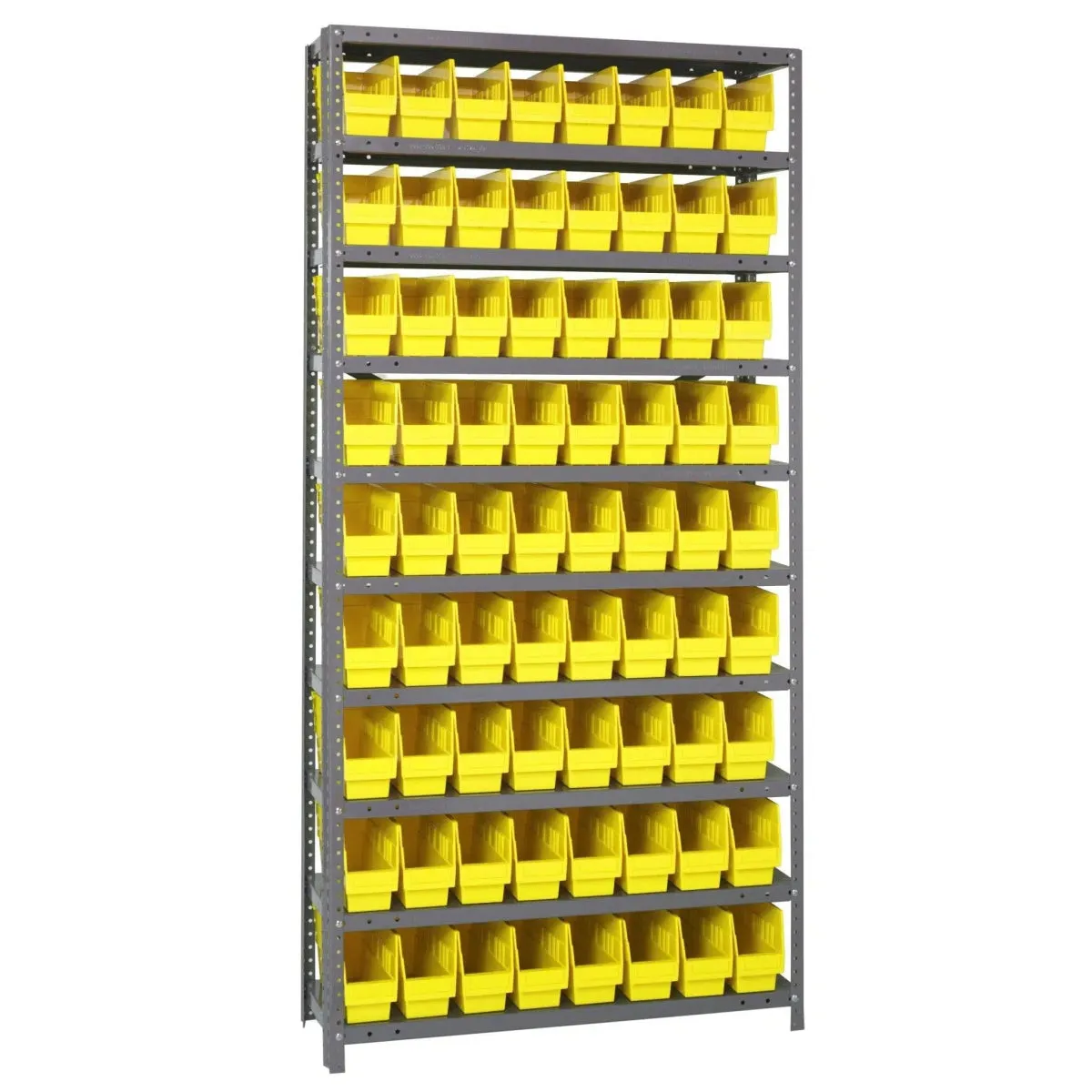 1275-201 | 12" x 36" x 75" Shelving Unit with 72 Bins