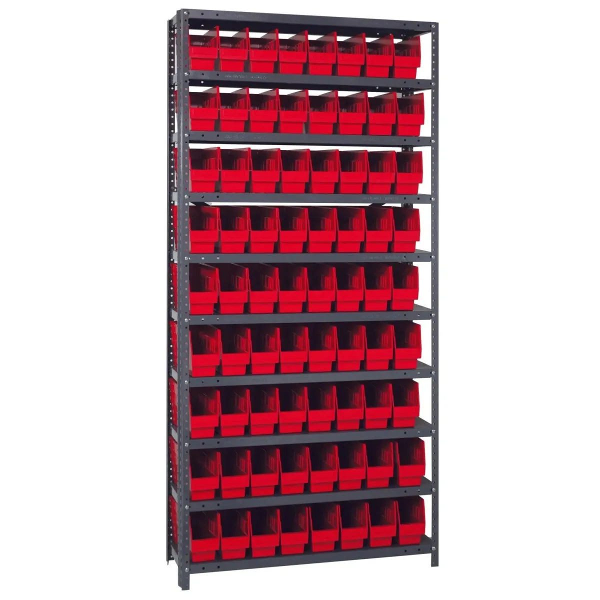 1275-201 | 12" x 36" x 75" Shelving Unit with 72 Bins