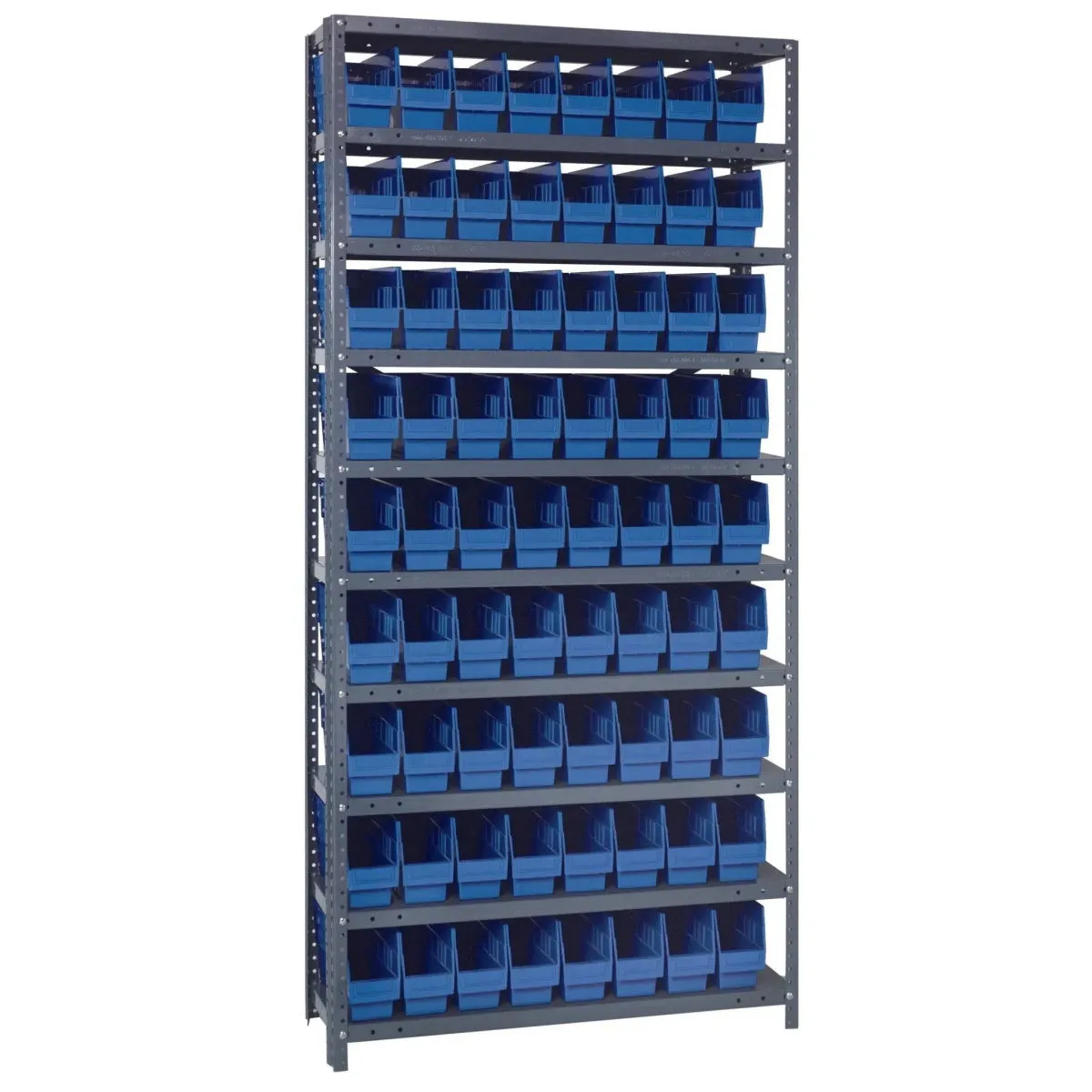 1275-201 | 12" x 36" x 75" Shelving Unit with 72 Bins