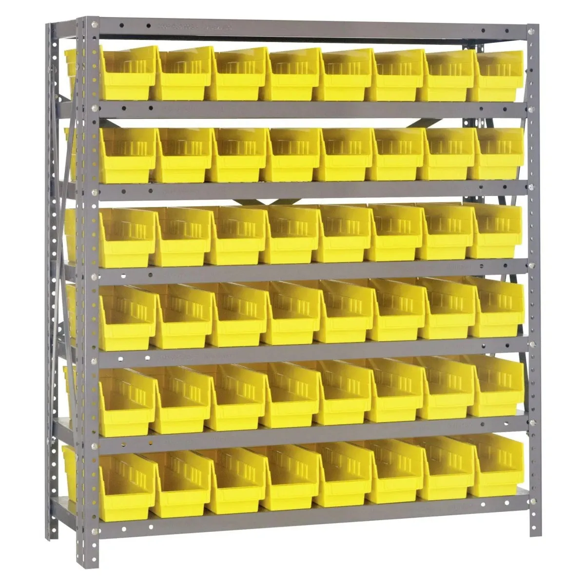 1839-103 | 18" x 36" x 39" Shelving Unit with 48 Bins