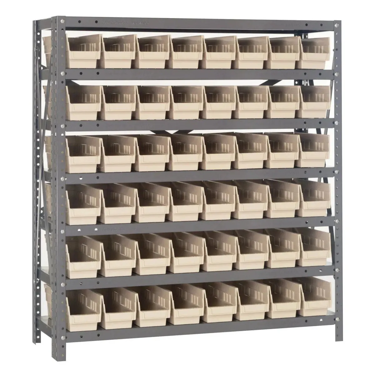 1839-103 | 18" x 36" x 39" Shelving Unit with 48 Bins