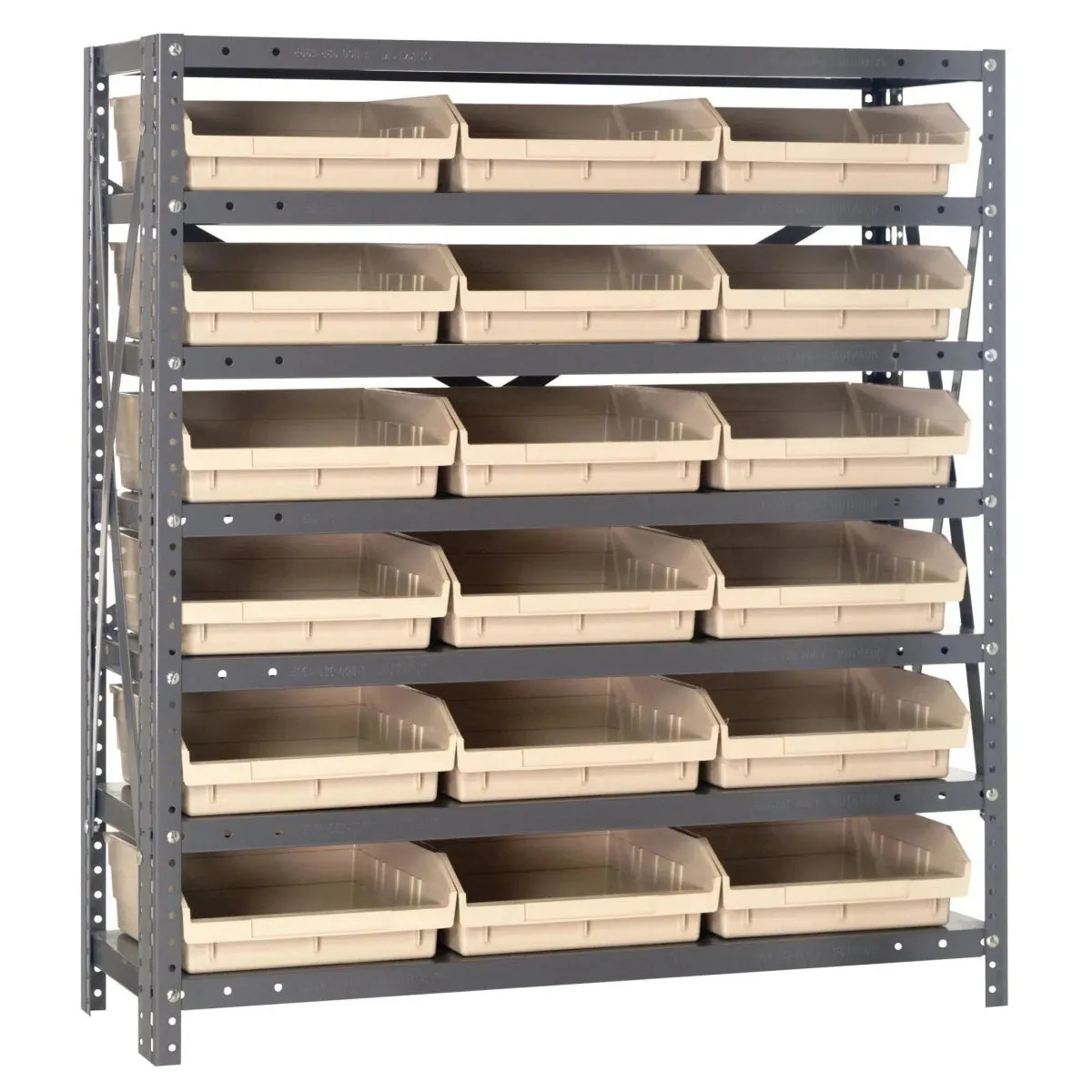 1839-110 | 18" x 36" x 39" Shelving Unit with 18 Bins