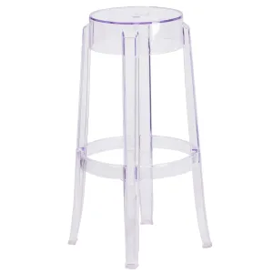 29.75'' High Transparent Barstool