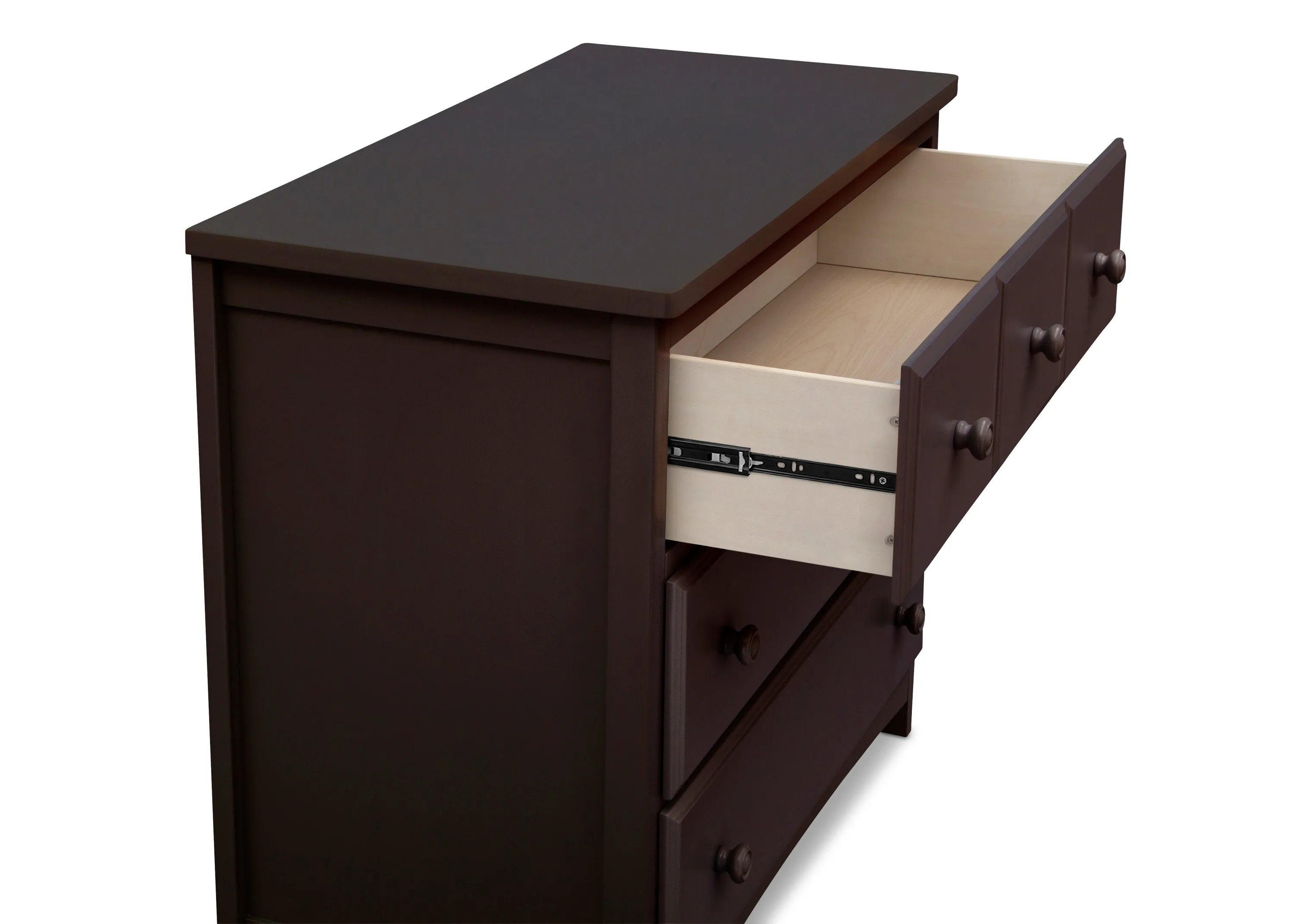 3 Drawer Dresser with Interlocking Drawers