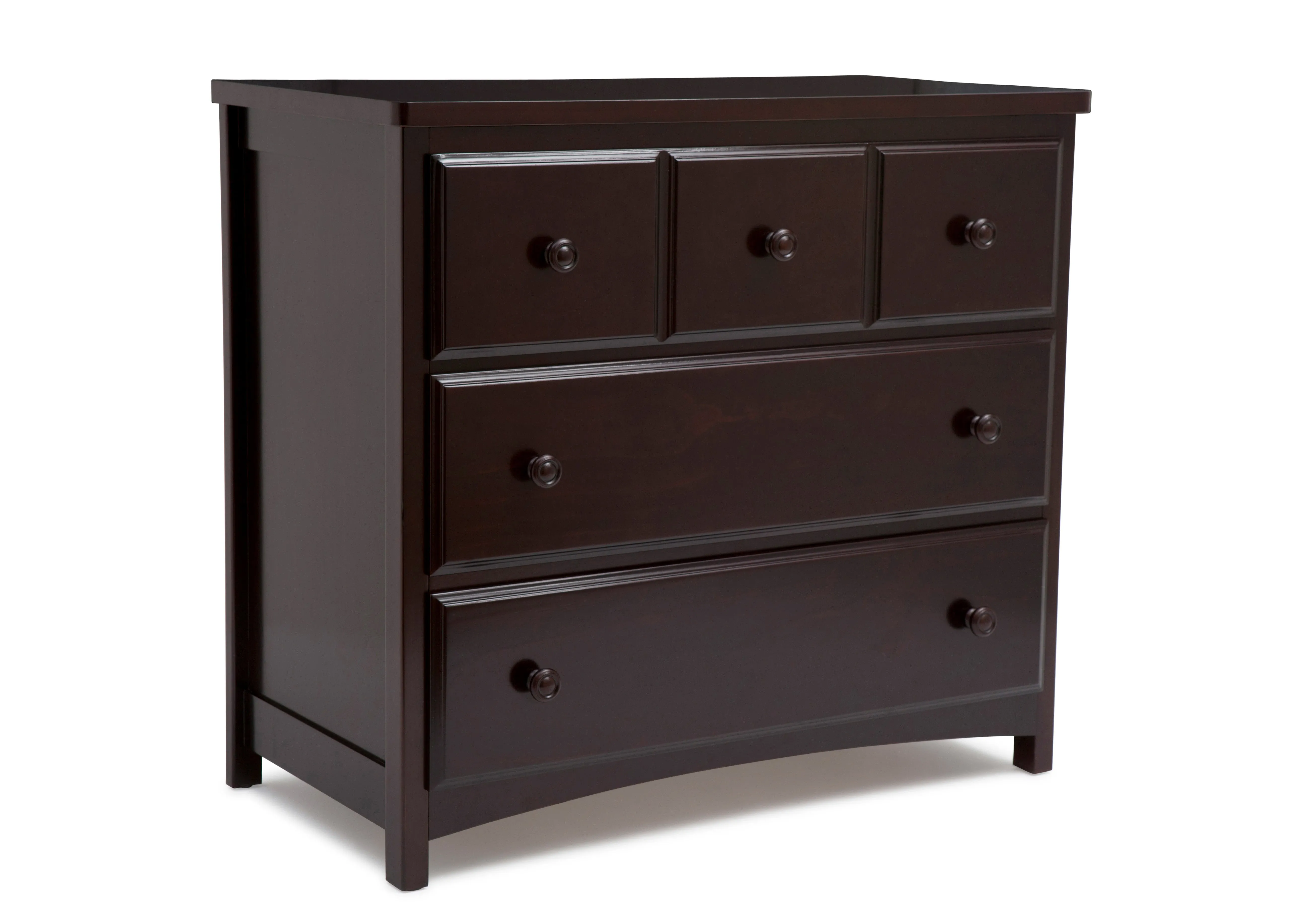 3 Drawer Dresser with Interlocking Drawers