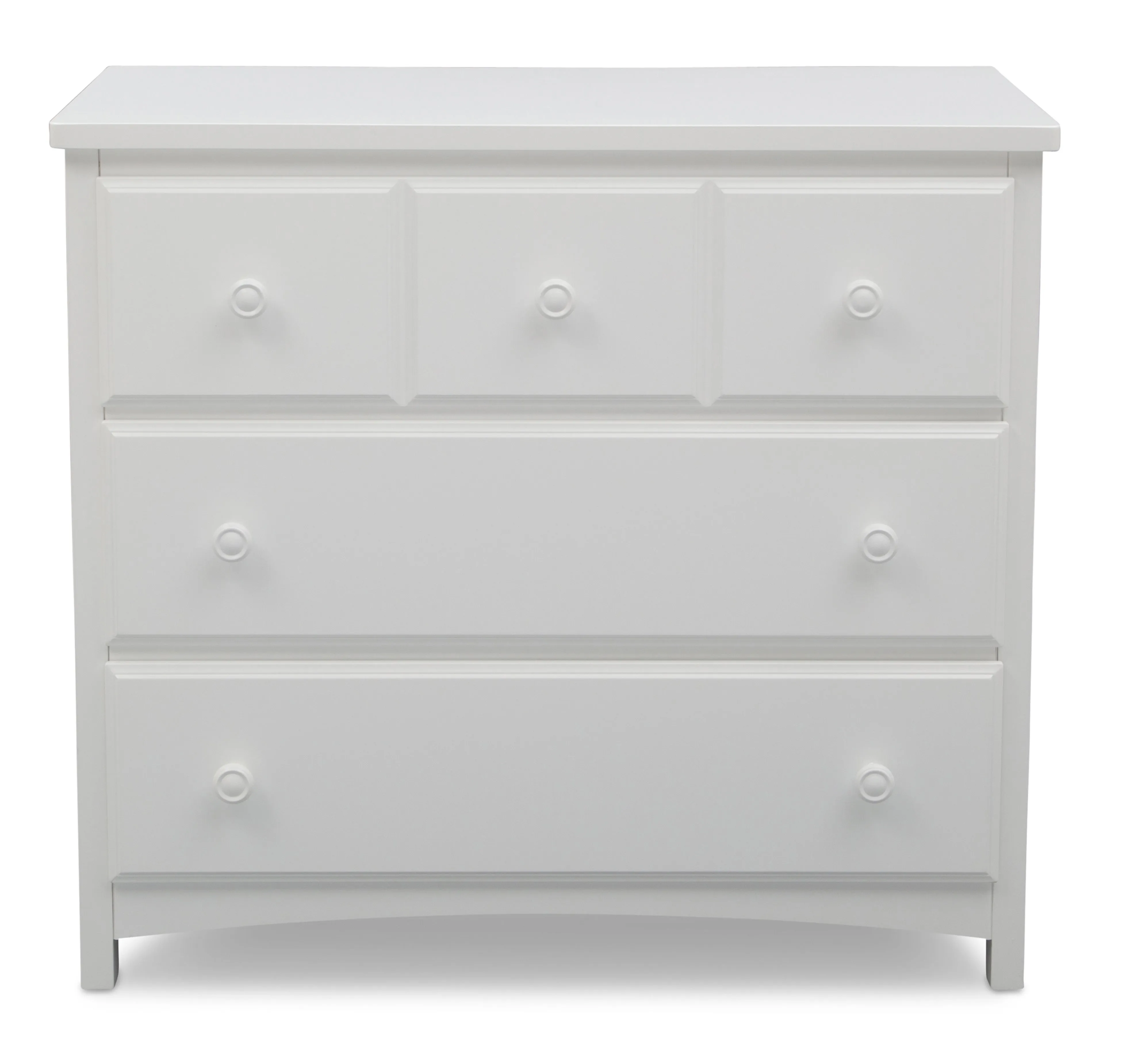 3 Drawer Dresser with Interlocking Drawers