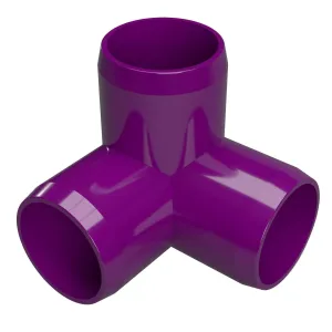 3/4 in. 3-Way PVC Elbow Fitting, Furniture Grade  - Purple