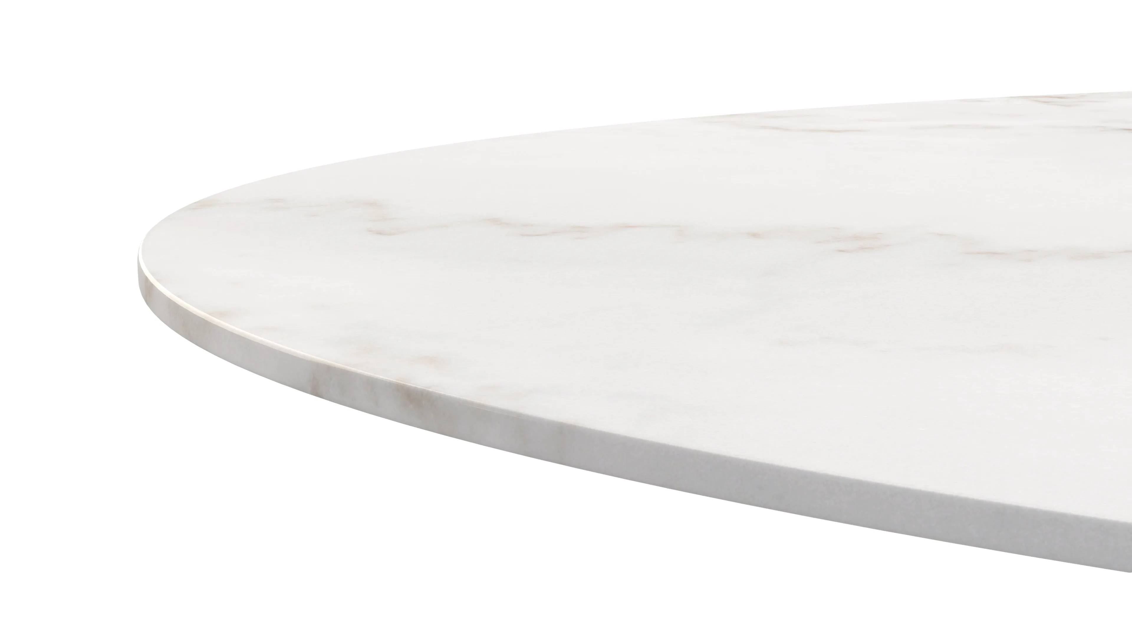 Aarhus - Aarhus Oval Dining Table, Calacatta Marble, 77"