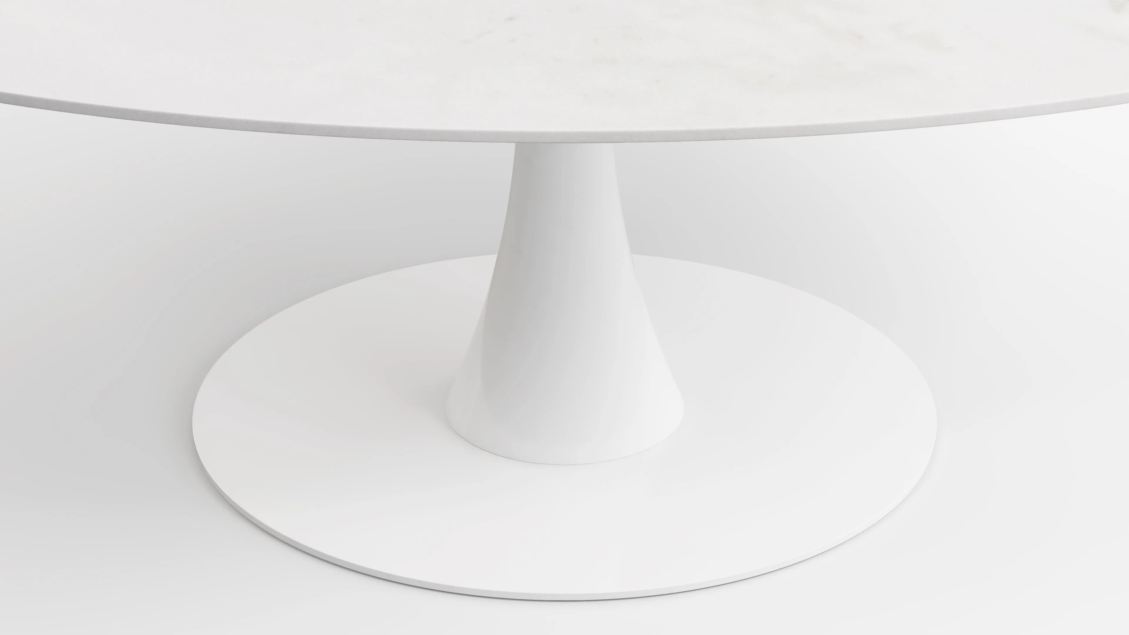 Aarhus - Aarhus Oval Dining Table, Calacatta Marble, 77"