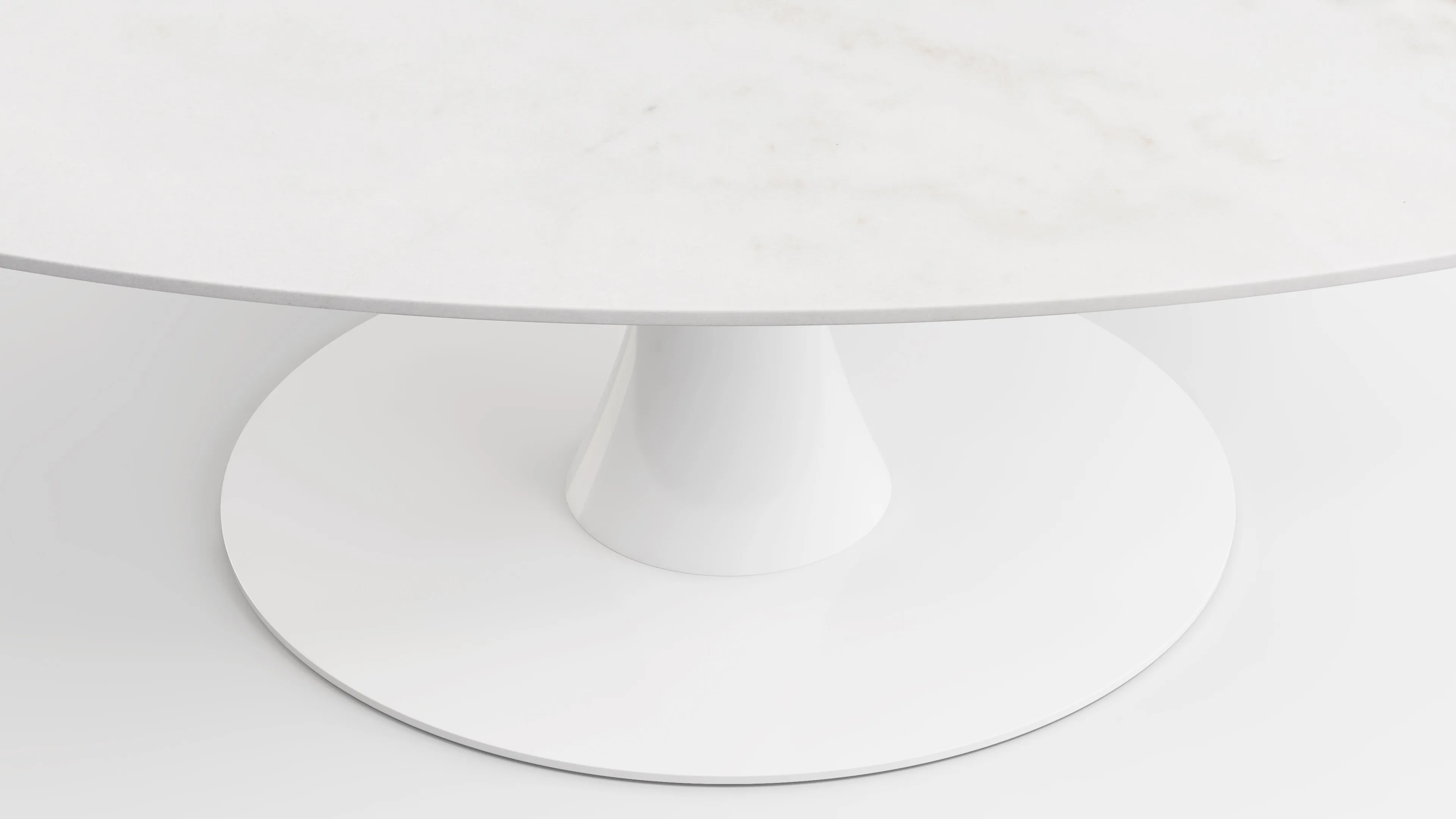 Aarhus - Aarhus Oval Dining Table, Calacatta Marble, 77"