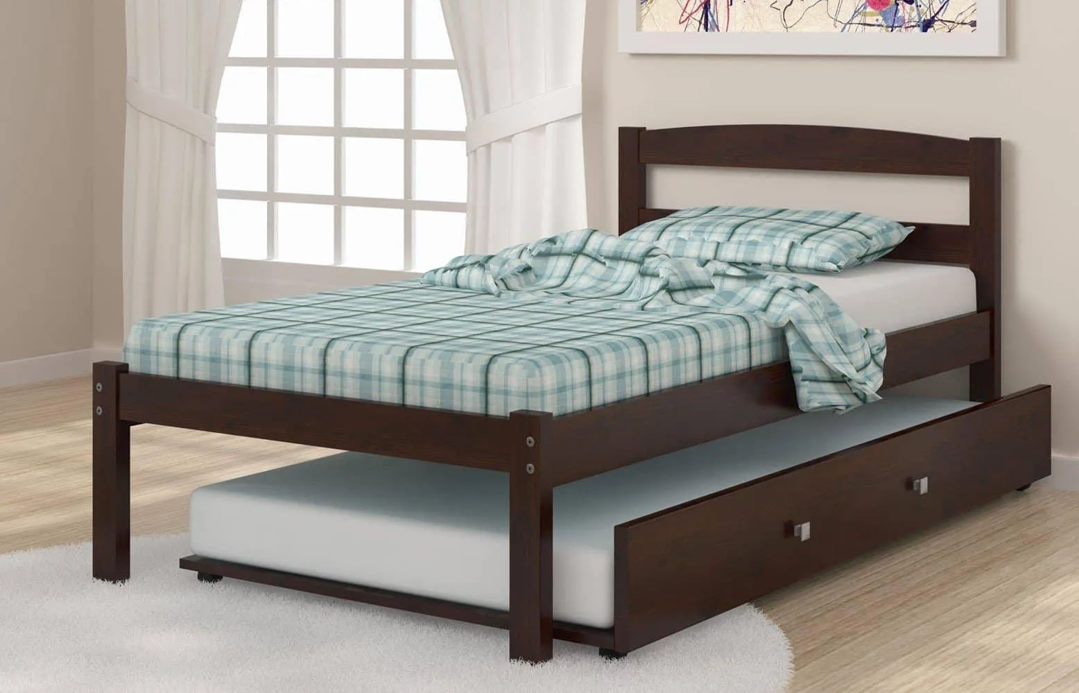 Adrian Twin Bed Frame with Trundle