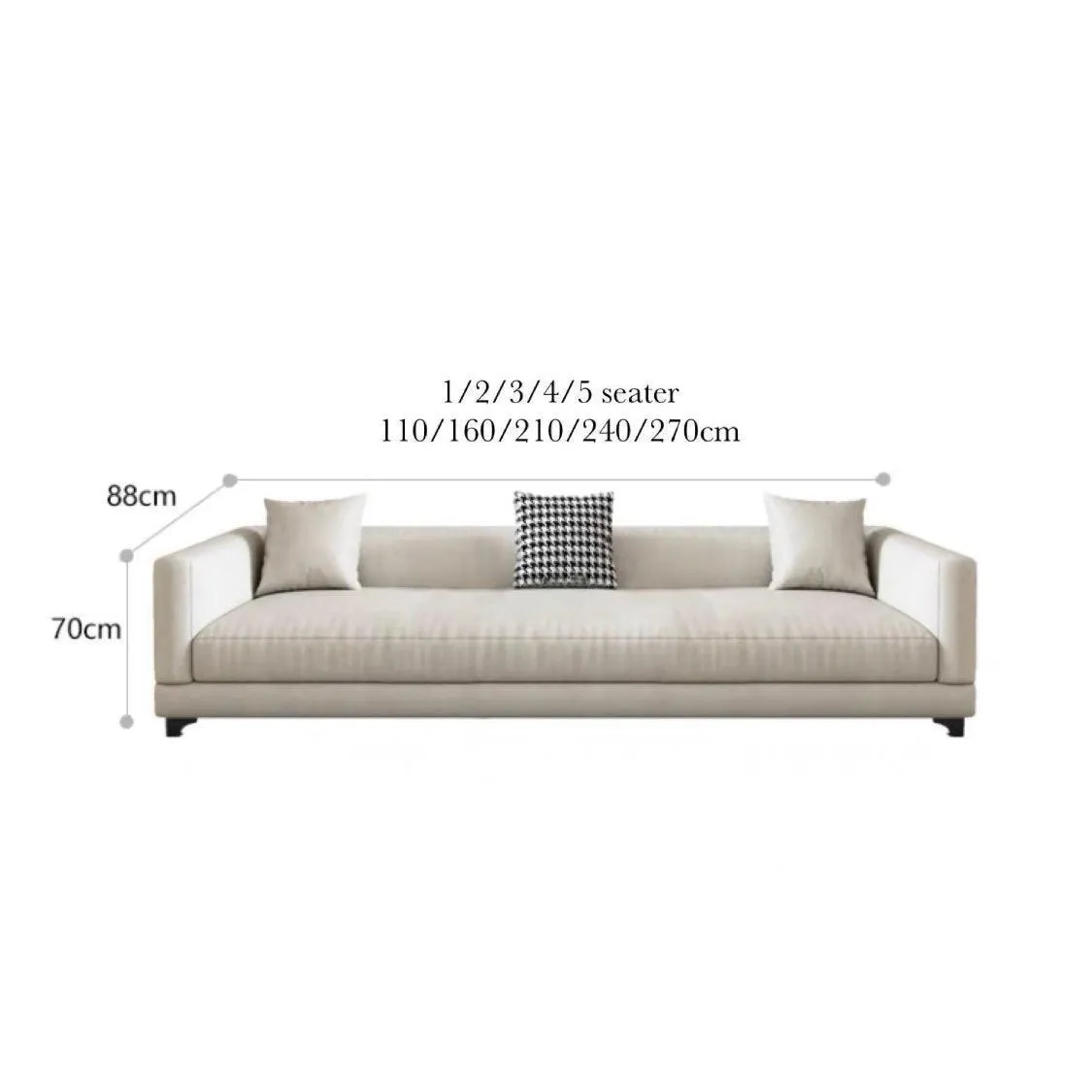 Alessio Designer Round Chaise Sectional Sofa