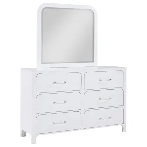 Apollo 6-Drawer Dresser w/Mirror