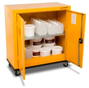 Armorgard HMC2 Mobile Safestor Chemical & Flammable Liquid Storage W900 x D465 x H1010mm