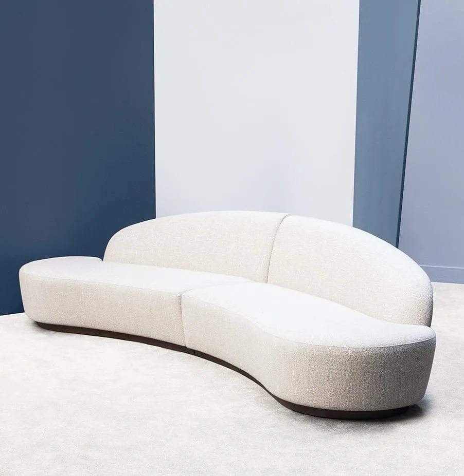 Austin Performance Boucle Curve Sofa