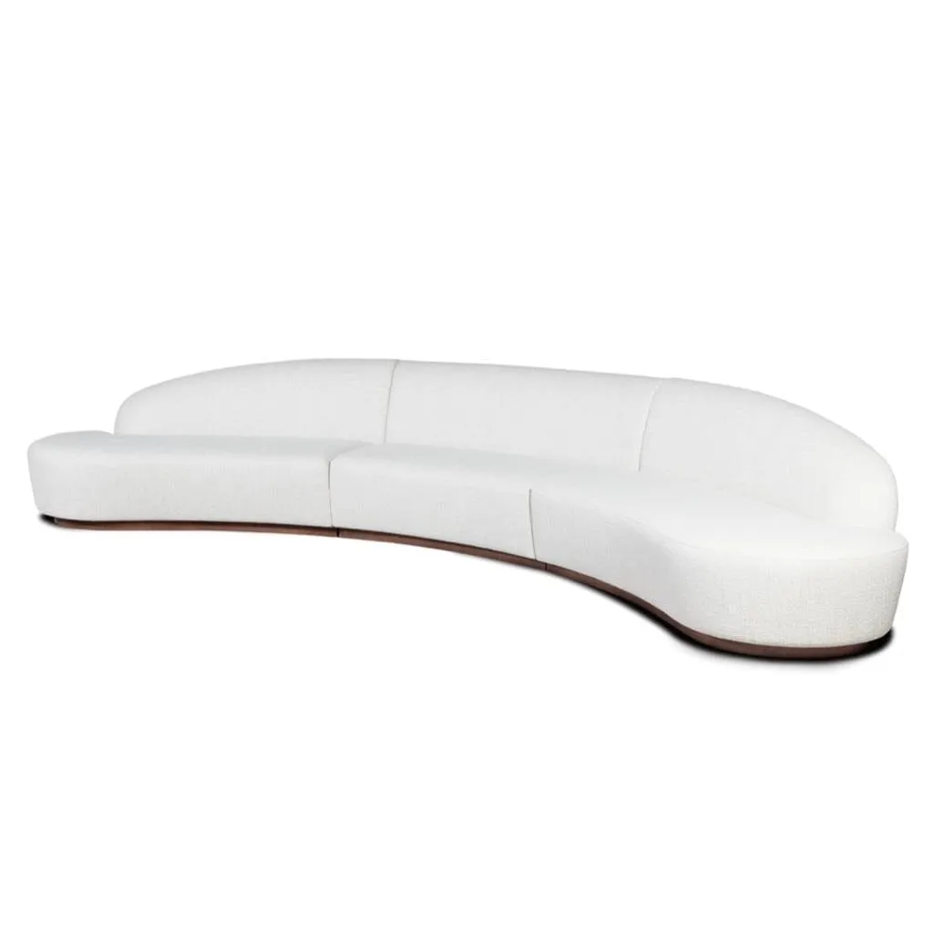 Austin Performance Boucle Curve Sofa