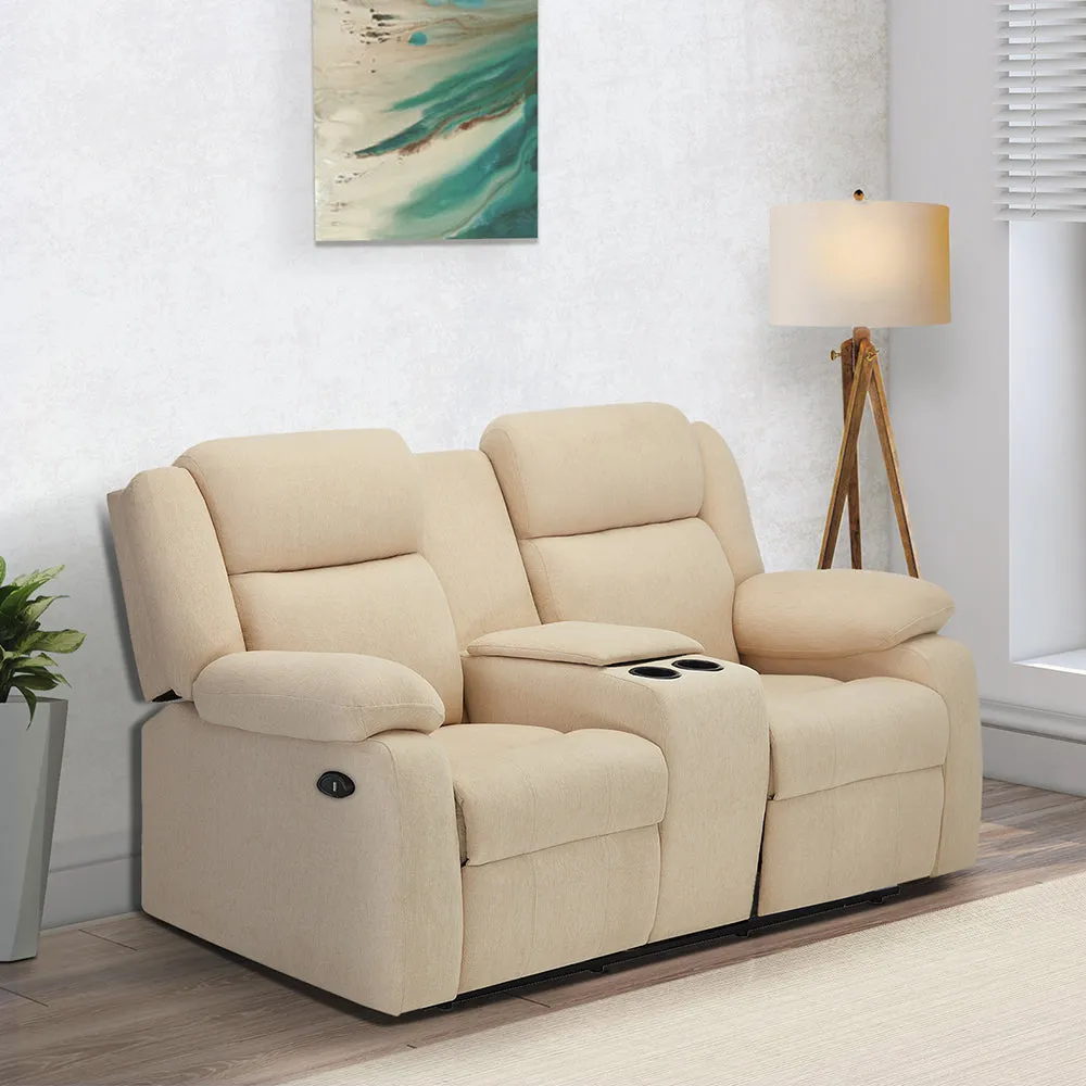 Avalon E Twin Motorized Iconic Beige Recliner