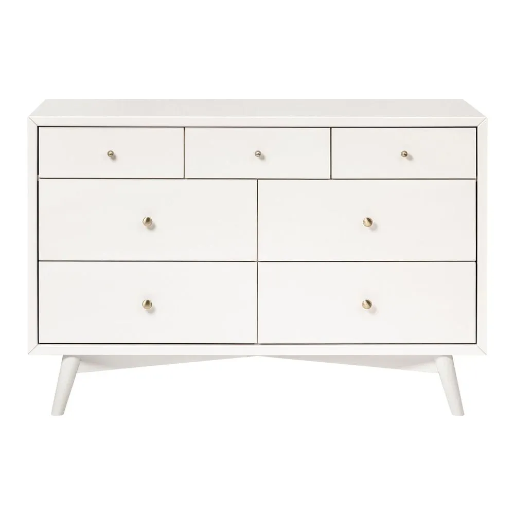 Babyletto Palma 7-Drawer Double Dresser - Warm White