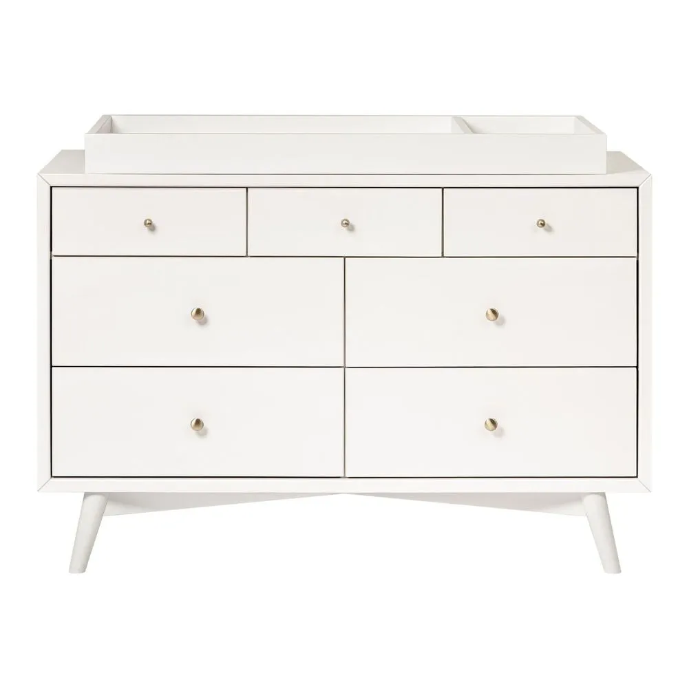 Babyletto Palma 7-Drawer Double Dresser - Warm White