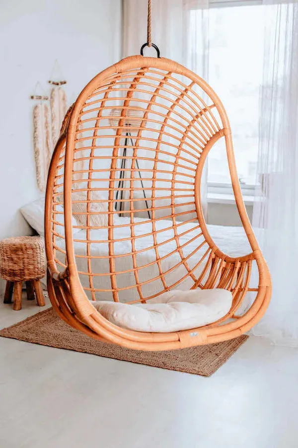 Bamboo Swing Chairs for Outdoor | Cane swing chairs - Adah