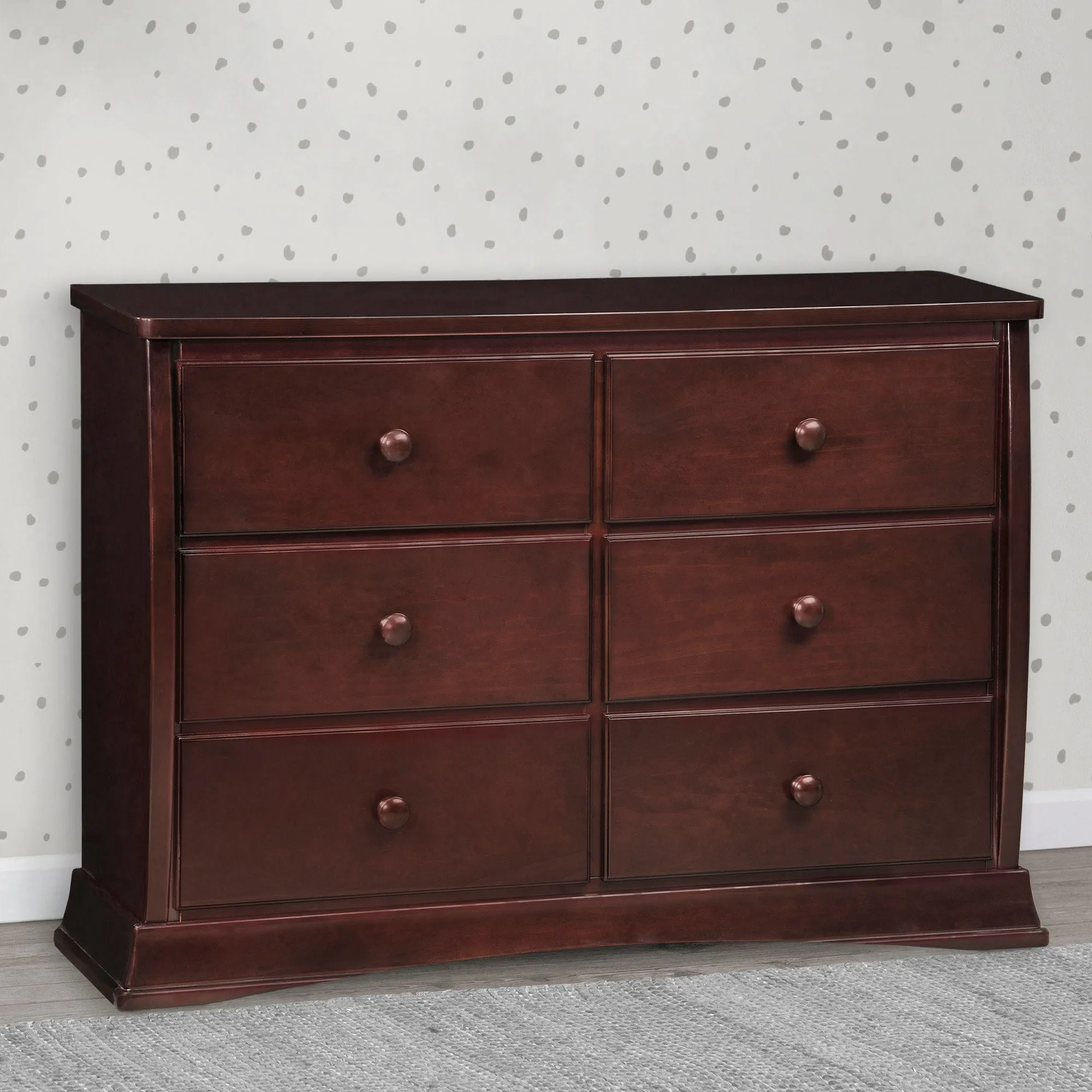 Bentley 6 Drawer Dresser with Interlocking Drawers