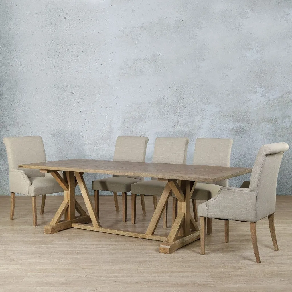 Berkeley Wood Top & Baron 8 Seater Dining Set