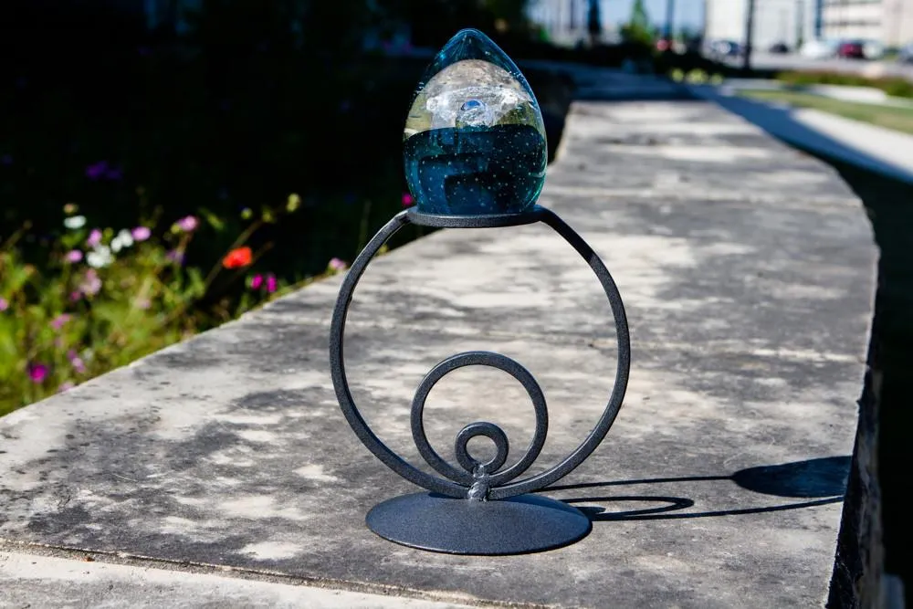 Black Wrought Iron Circle Stand