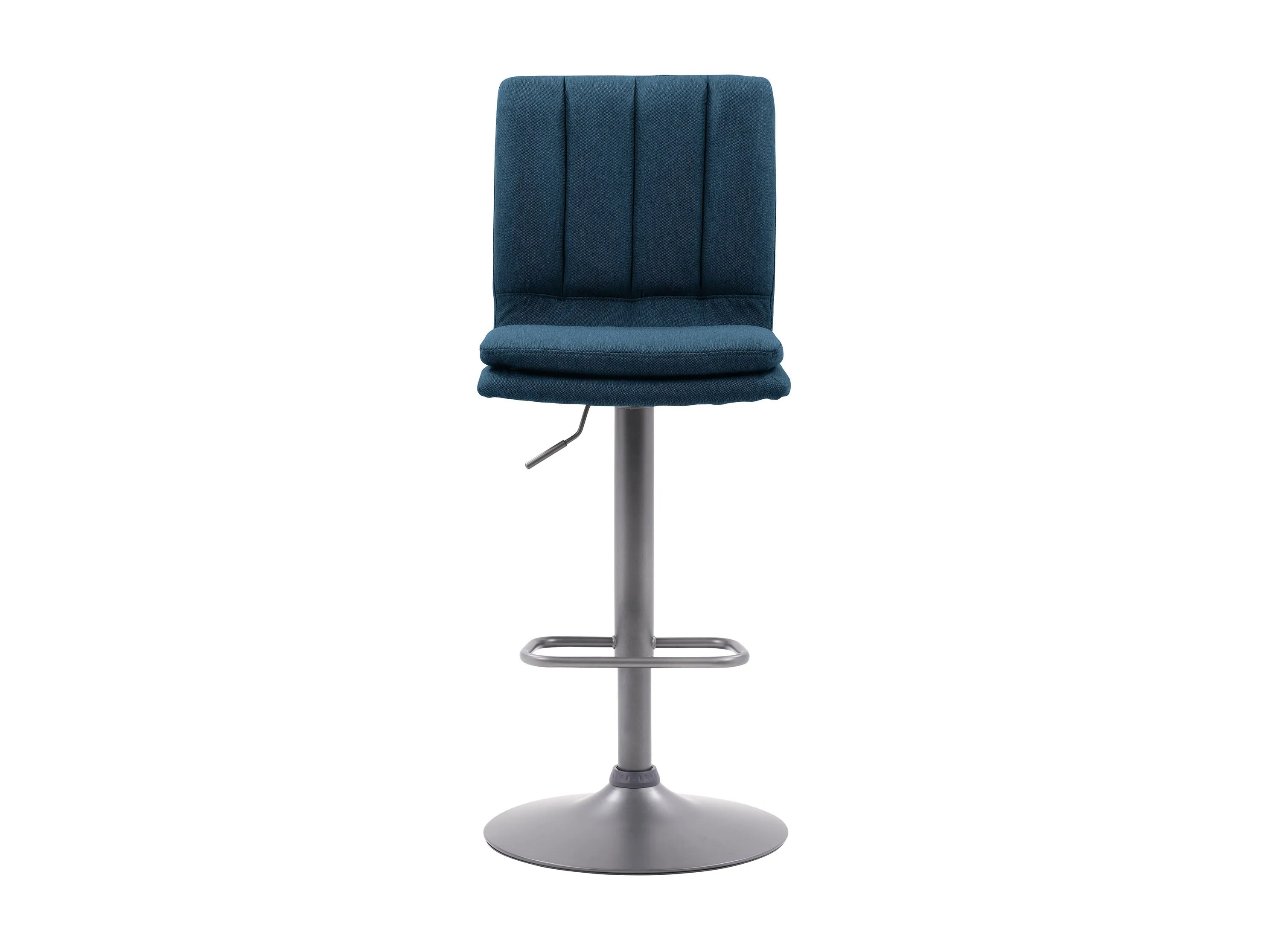 Blue Swivel Bar Stools, Set of 2