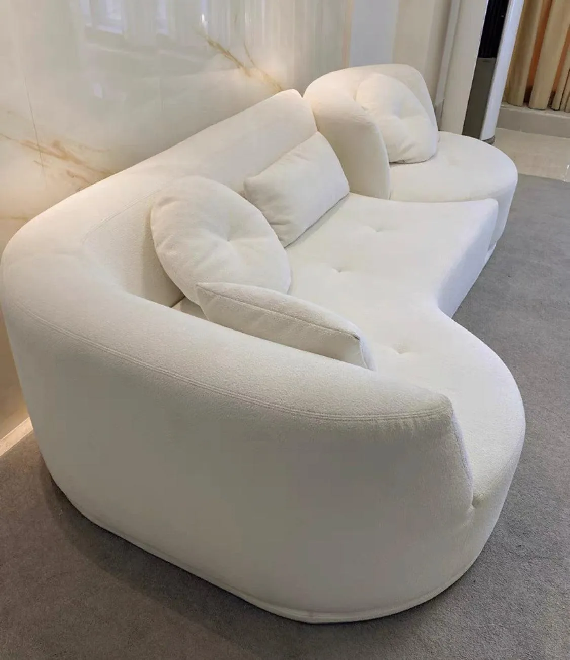 Bordone Revolving Swivel Chair Designer Sofa