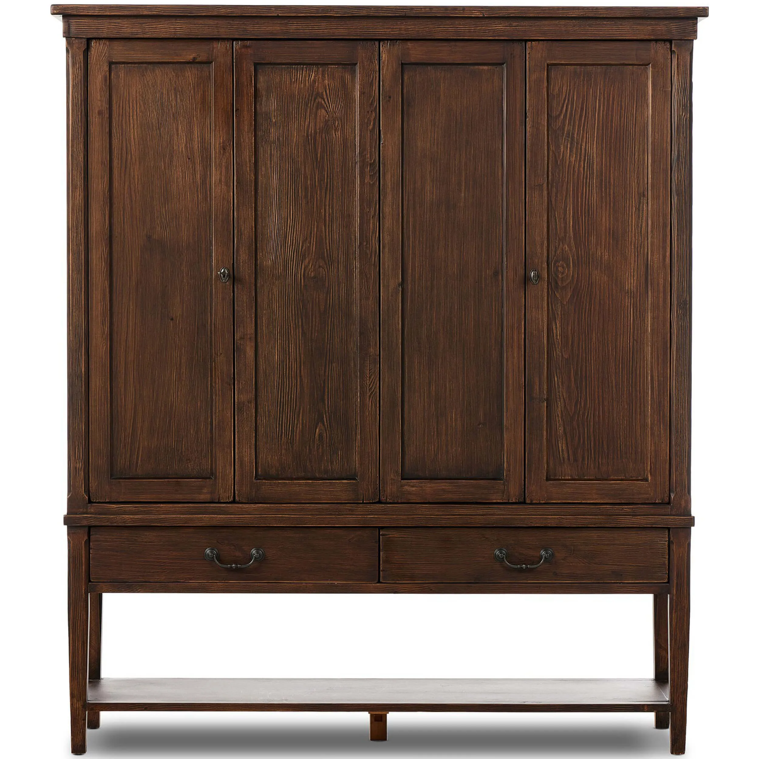 Brimley Wide Cabinet, Aged Pine