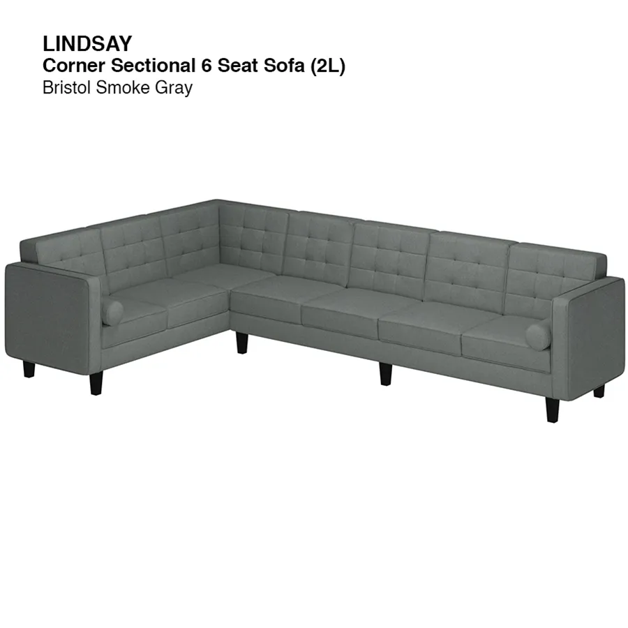 Camrose Corner Sectional 6 Seat (2L) Sofa