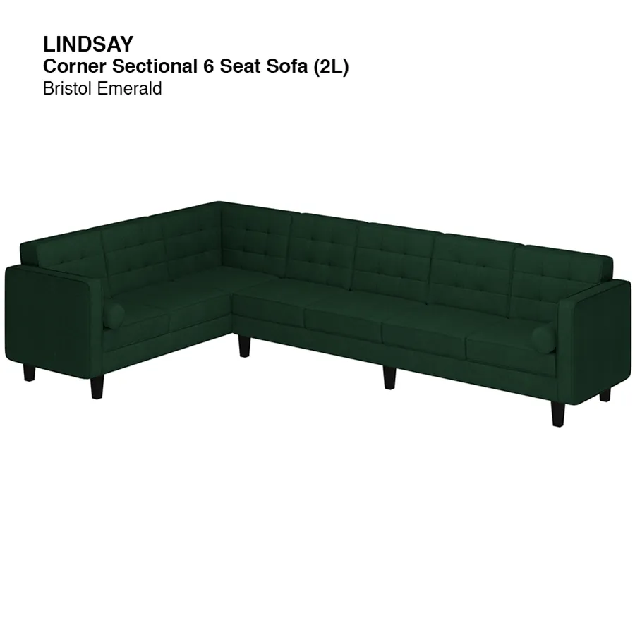 Camrose Corner Sectional 6 Seat (2L) Sofa