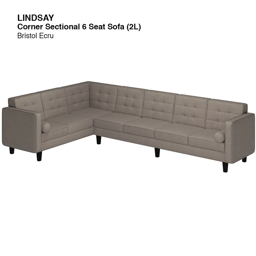 Camrose Corner Sectional 6 Seat (2L) Sofa