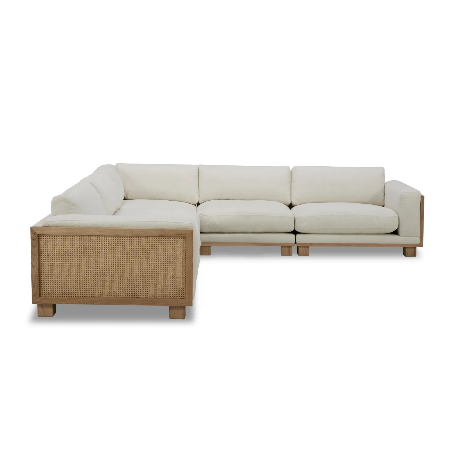 Cayman 5pc Mellow Ivory Sectional