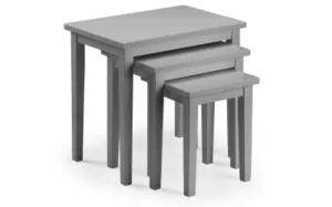 Cleo Nest Of Tables - Grey Finish