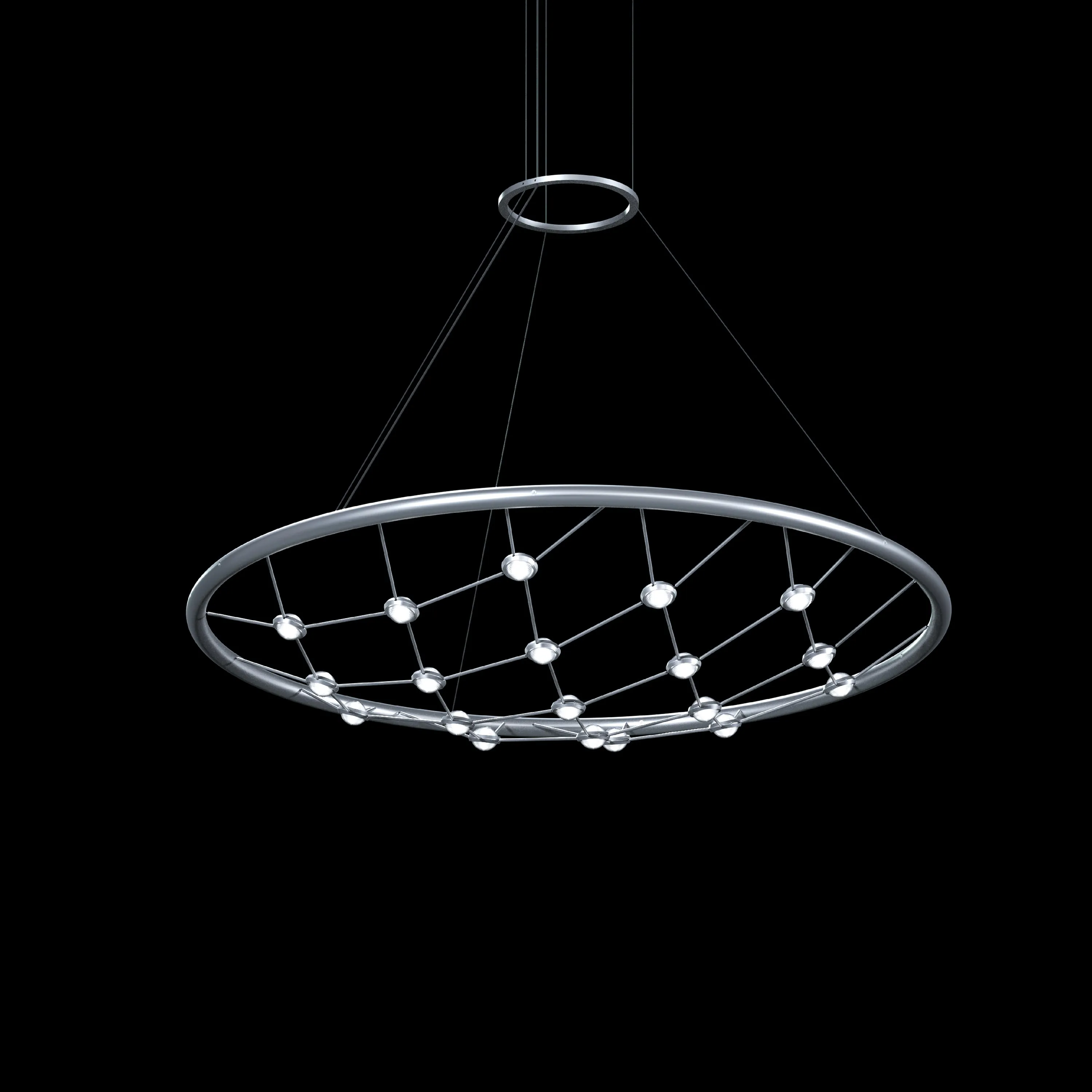 Constellation Galaxy Matrix Round LED Pendant Light