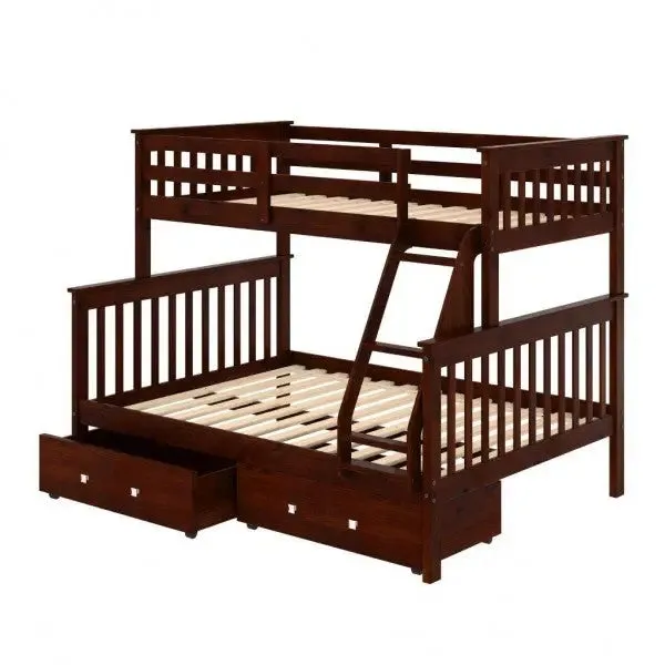 David Twin over Full Bunkbed with Storage