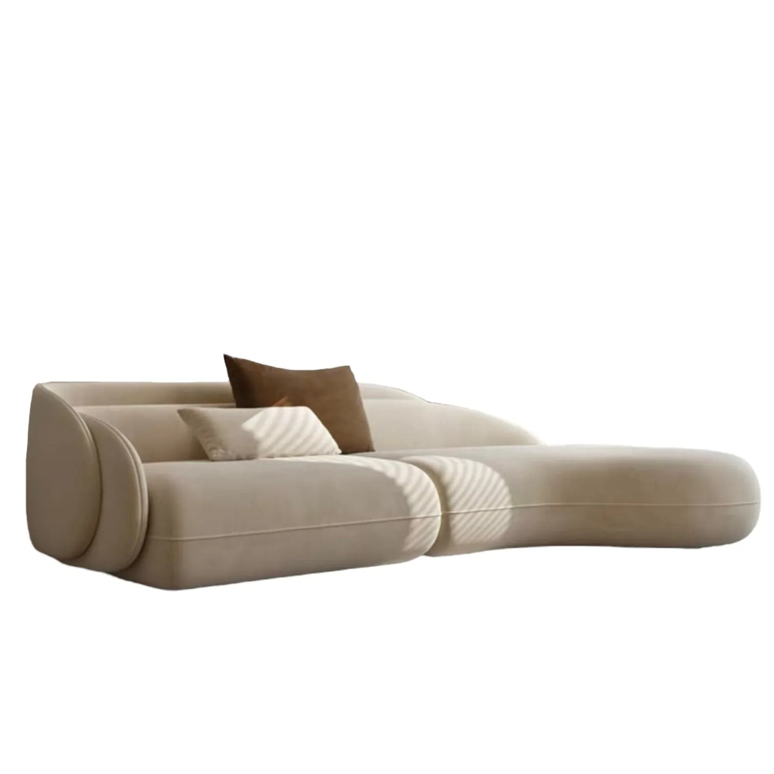 Dayton Scratch Resistant Curve Sofa