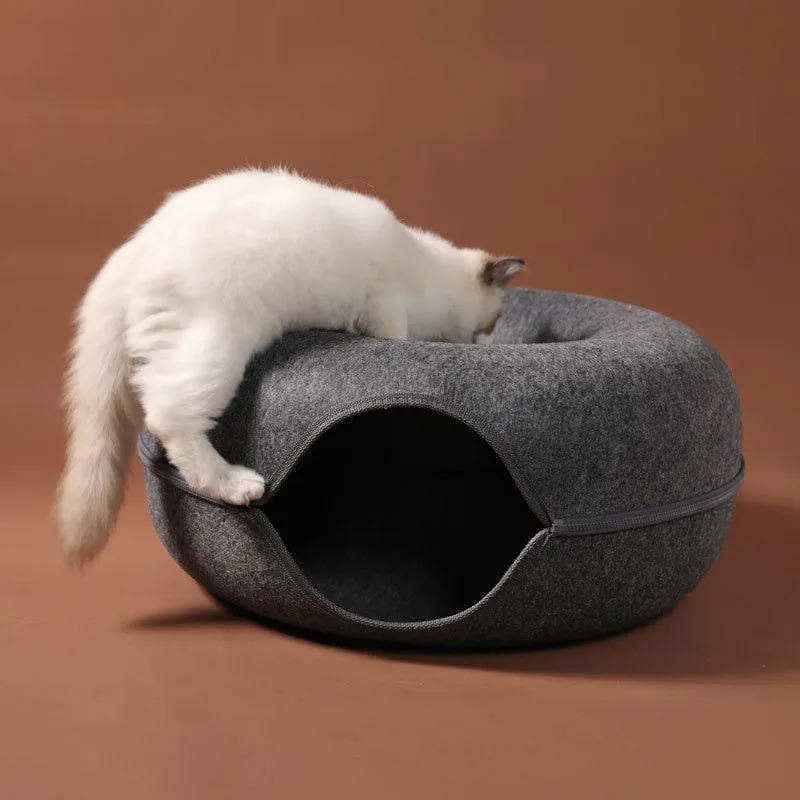 Disk-O Felt Cat Tunnel Bed