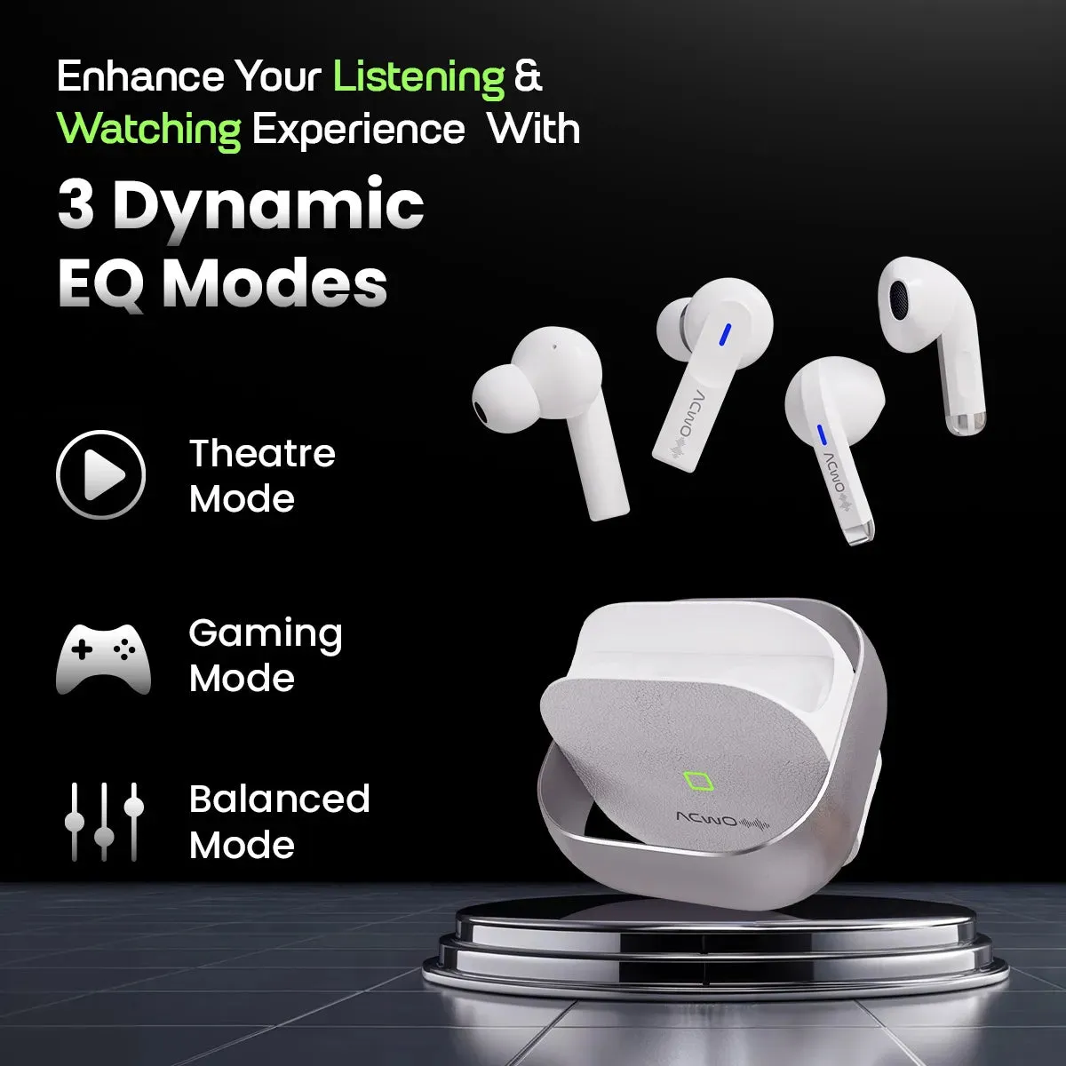 DwOTS Fire : Silver Earbuds