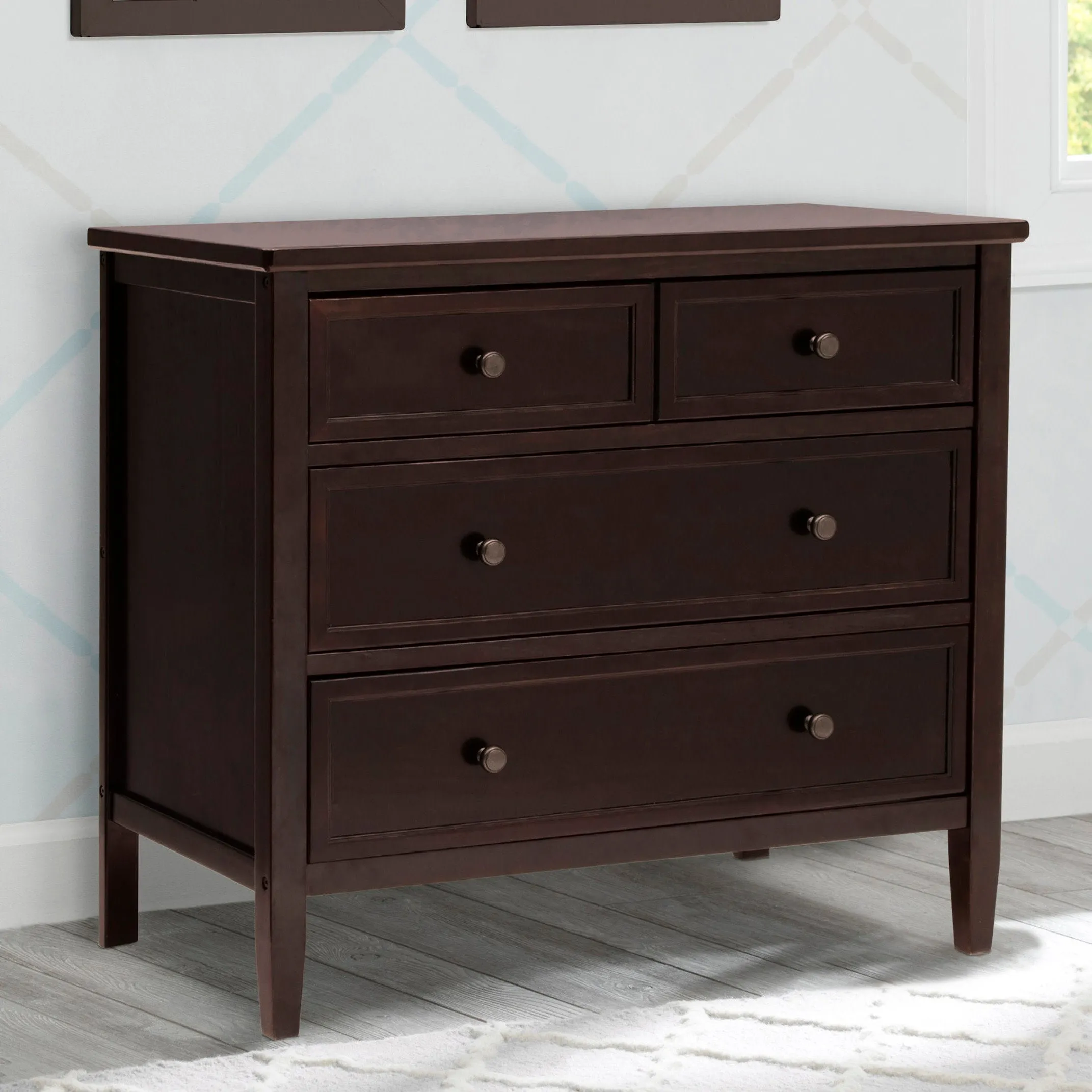 Epic 3 Drawer Dresser with Interlocking Drawers