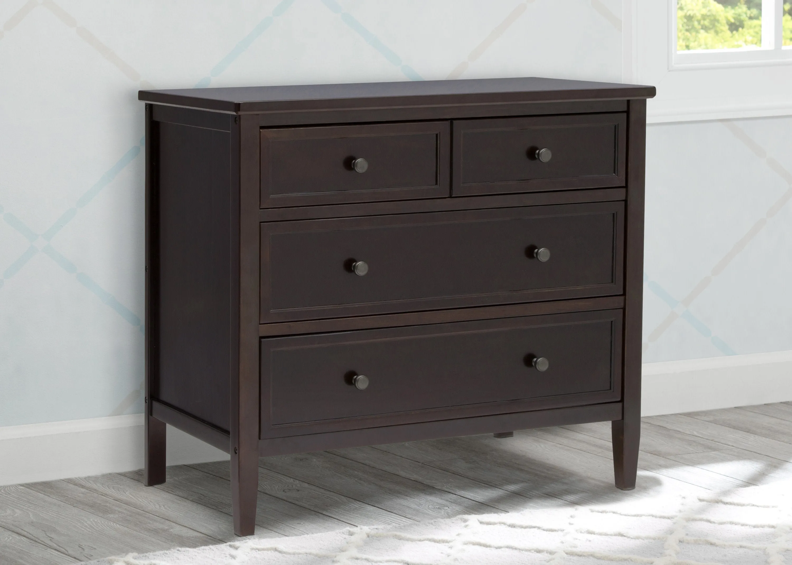 Epic 3 Drawer Dresser with Interlocking Drawers