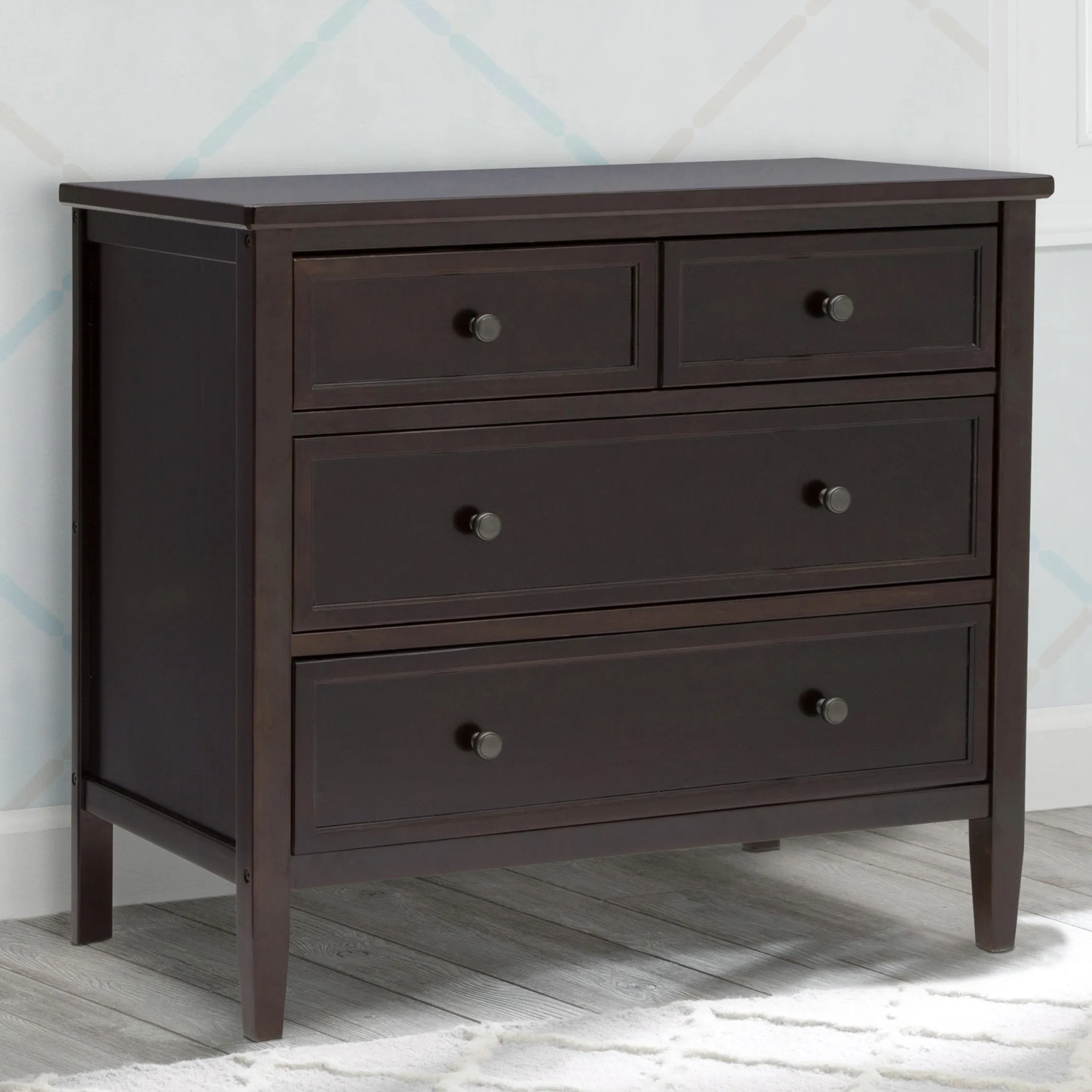 Epic 3 Drawer Dresser with Interlocking Drawers