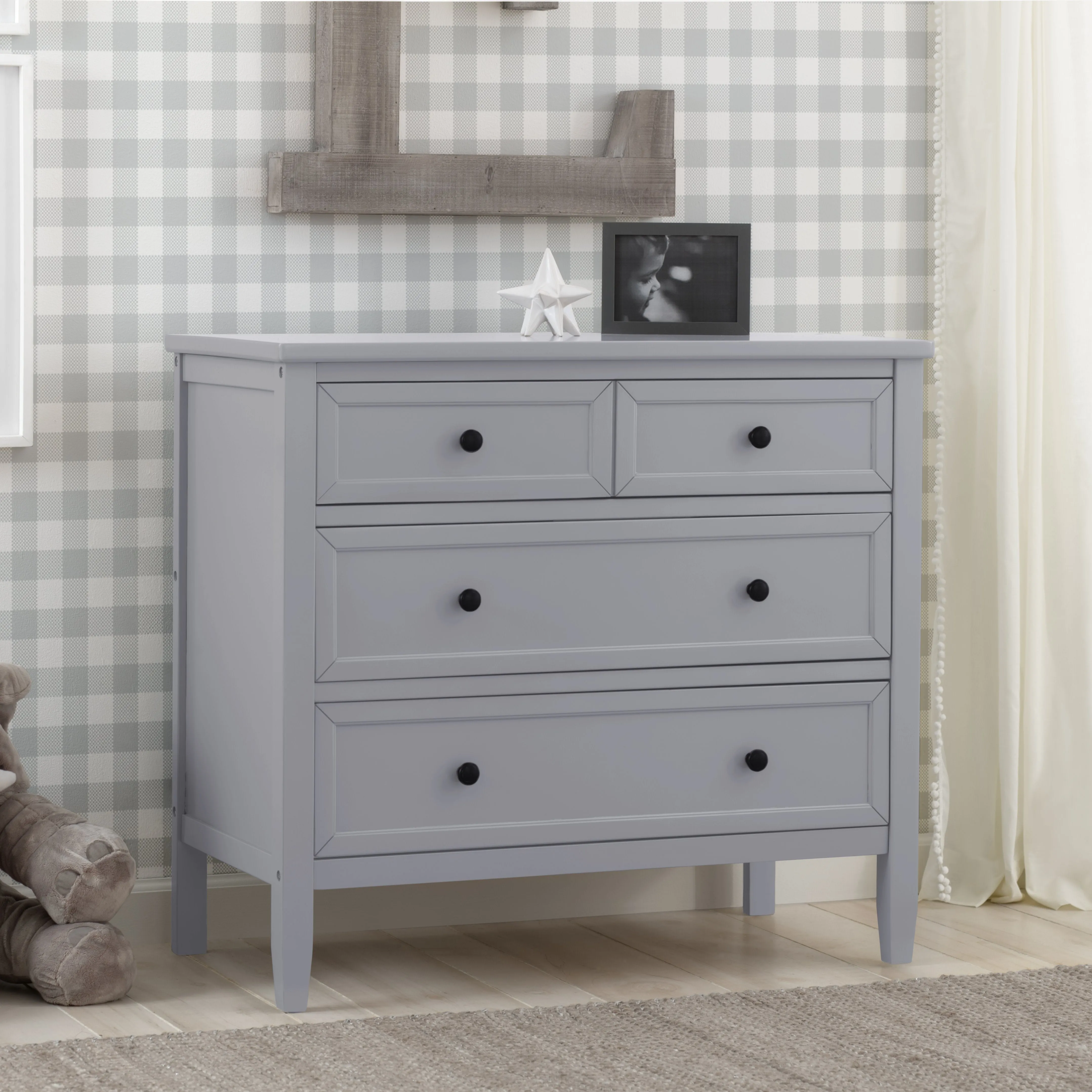 Epic 3 Drawer Dresser with Interlocking Drawers