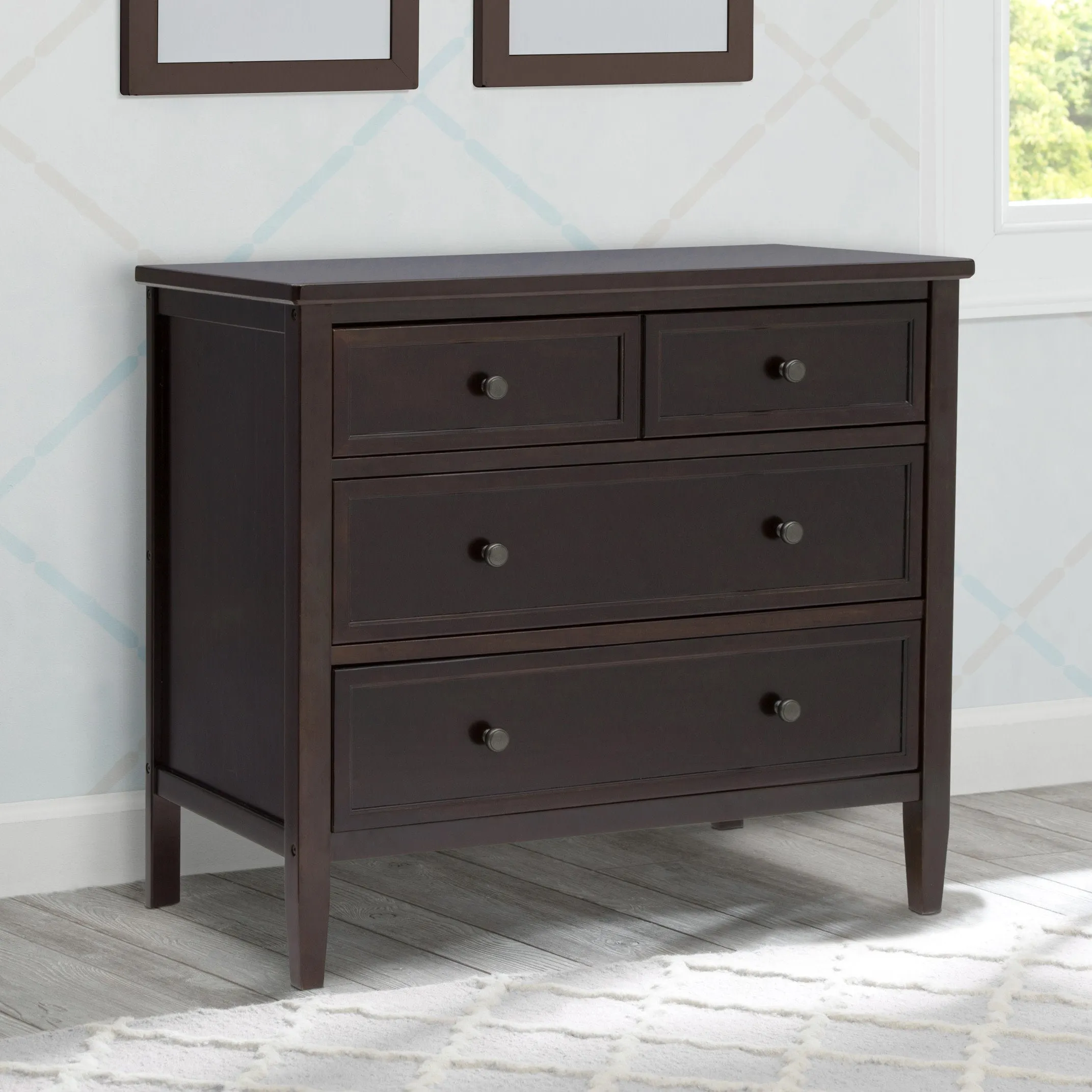 Epic 3 Drawer Dresser with Interlocking Drawers