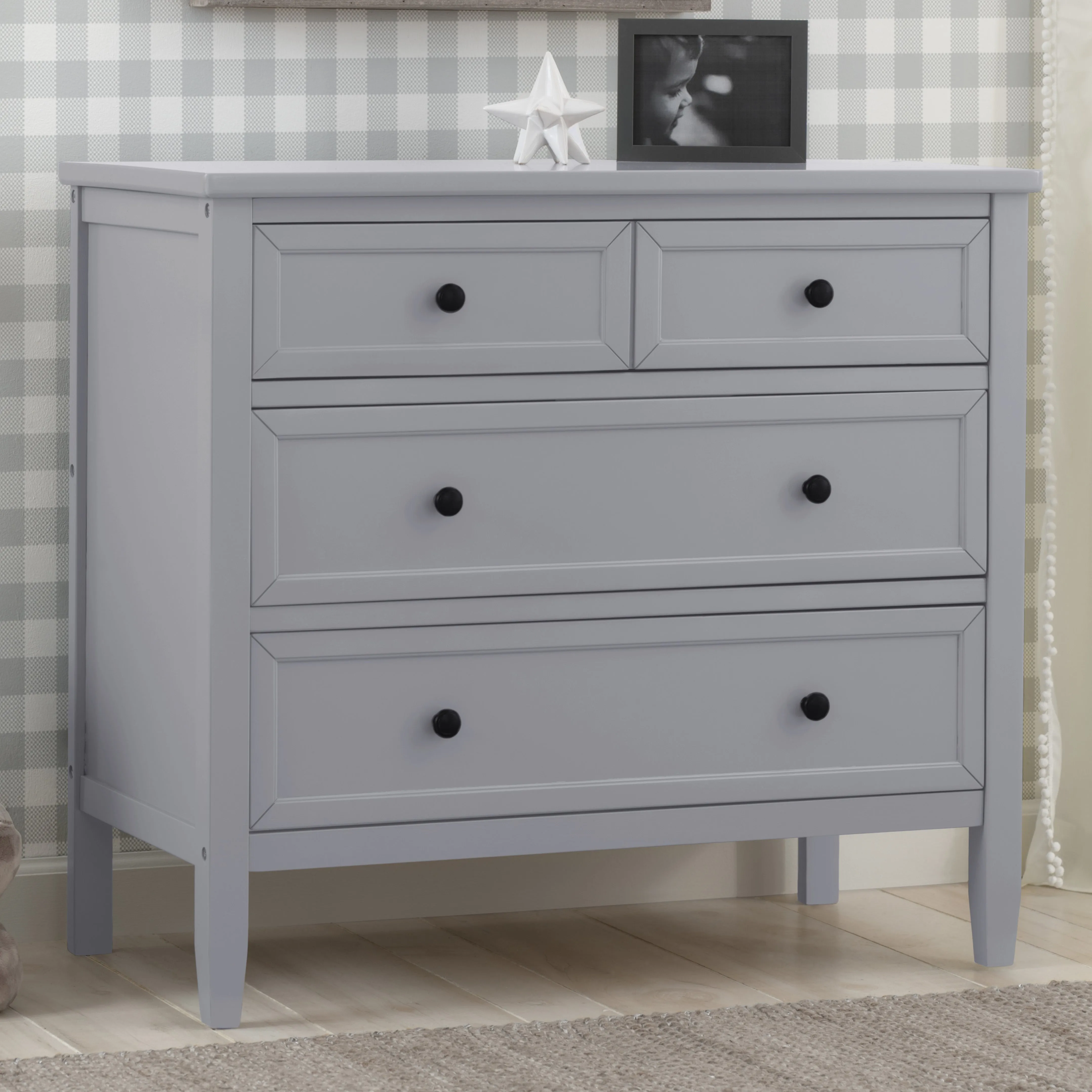 Epic 3 Drawer Dresser with Interlocking Drawers