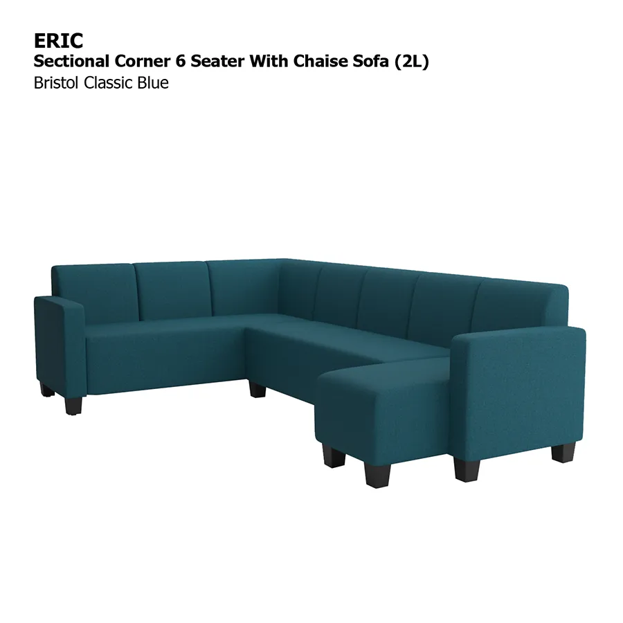 Eric Sectional 6 Seat with Chaise (2L) Sofa