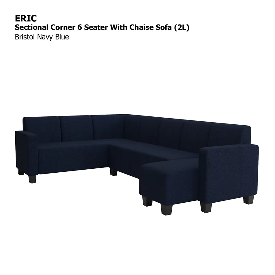 Eric Sectional 6 Seat with Chaise (2L) Sofa