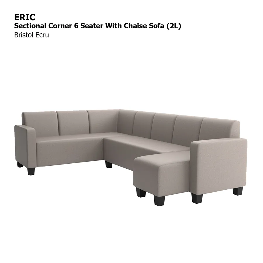 Eric Sectional 6 Seat with Chaise (2L) Sofa